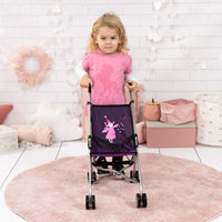 Bayer Design Doll Buggy - Folding Stroller for Dolls up to 18 Inches, Blue – Fun for Kids & Family - Lilac - image 3