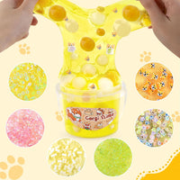 Astronaut Galaxy Slime for Kids, Big Slime Bucket with Clay - Yellow Slime - image 2