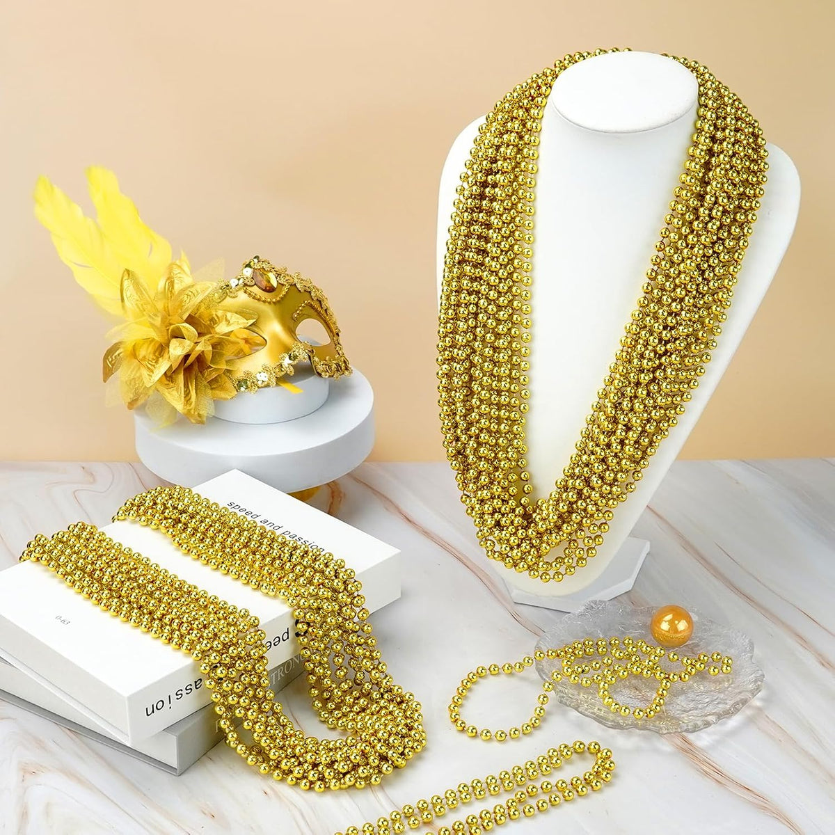 YAXINRUI 120 PCS St. Patricks Day Necklaces - Gold / 72 Pcs - image 4