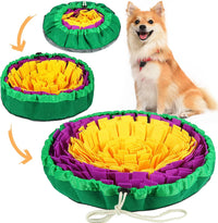 Vivifying Snuffle Mat for Dogs - Yellow&Purple