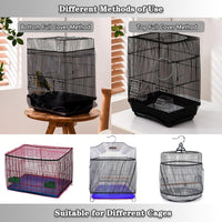 Adjustable Bird Cage Netting - Black / Circumference 55″-71″, height 11.8″ - image 4