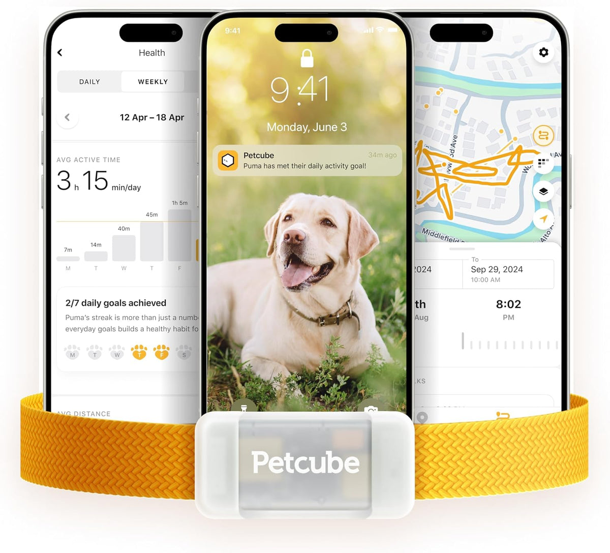 Petcube GPS Tracker for Dogs - GPS Tracker for Dogs