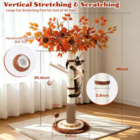 46" Tall Cat Scratching Post - White Sisal(46" Tall) - image 2