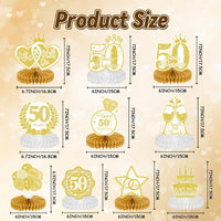 10 Pcs Retirement Party Decorations - 50th Anniversary Style - image 2