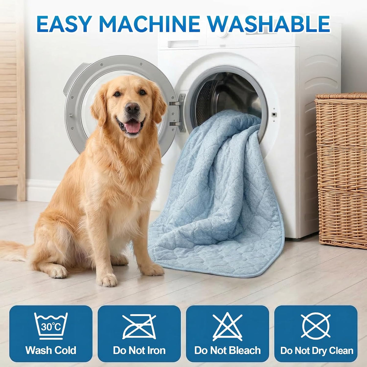 Dog Cooling Mat Q-MAX>0.5 Self-Cooling Mat for Dogs Crate Pad for Dogr - 36.0"L X 24.0"W - image 4
