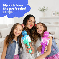 Move2Play, Kids Karaoke Microphone - Blue - image 2