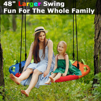 Tree Swing, Saucer Swing, Multicolor - 48 Inch - image 4