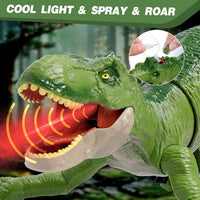 Sunrad Remote Control Dinosaur Toys for Kids Boys 3-5 4-7 8-12 Year - Green - image 2