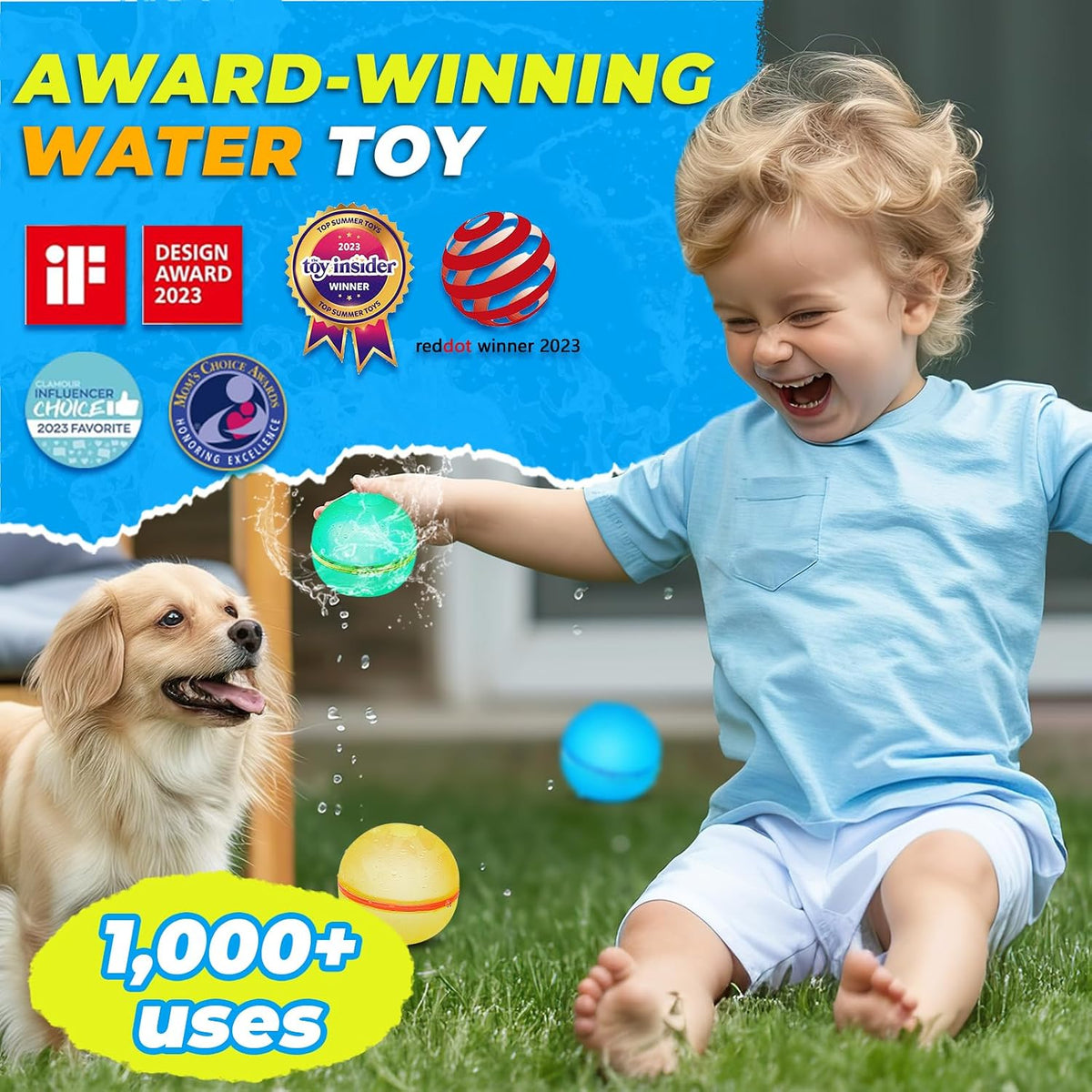 6 PCS Reusable Water Balloons - 6 Pcs - image 2