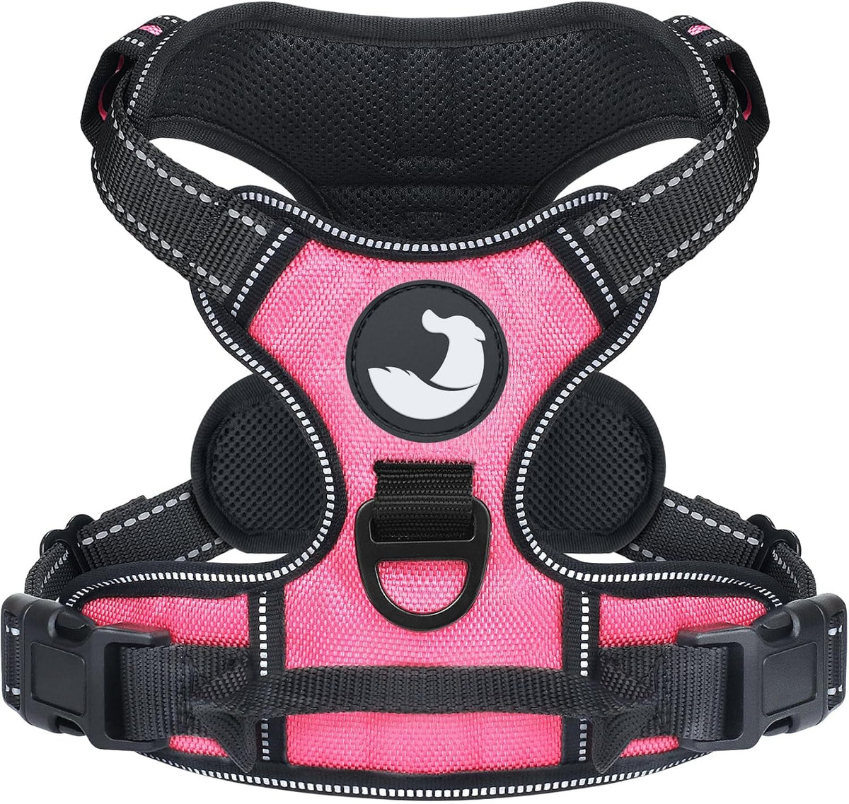 Joytale No Pull Dog Harness Medium Sized Dog, Front Clip - Large / Pink - image 4