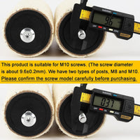 7.4cm 2.91in Diameter Cat Tree Scratching Post Replacement Sisal Pole - 17.72in/45cm / M10*2posts - image 3