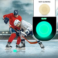 Deekin glow in the dark hockey pucks glowing green, PVC pucks with matte finish - view 19