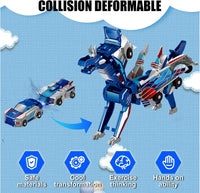 Magnetic Dinosaur Car Toy - Blue Dragon - image 3