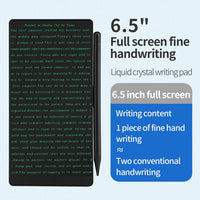 LCD Writing Tablet 6.5in Fine Tip with Leather Case and Hanging Pen – Fun for Kids & Family - Standard Single Display - image 2