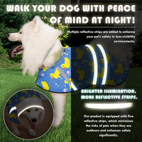 Dog Raincoat, Adjustable Rain Jacket with Hooded Double Layer for Large Medium Small Dogs Puppies - Duck Blue / Small - image 2