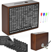 10000 Savings Challenge Box - Brown
