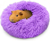 Paw Inspired Furr-O Burrowing Pet Bed Enrichment, Removable Base - Purple
