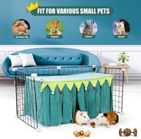 Guinea Pig Hideout, Guinea Pig Corner Hideout - Green / 23"L x 11.7"W x 11.2"TH - image 4