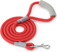 Mile High Life Dog Leash, with Padded Handle - Red / 6 Feet
