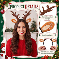 WILLBOND 3-pack plush cow ears headbands with horns for costumes - view 27