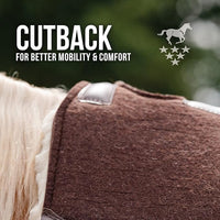 Professional's Choice 100% Steam-Pressed Wool Felt Saddle pad