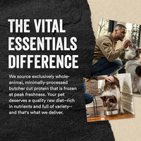 Vital Essentials Duck Hearts Dog Treats, 10 oz | Freeze-Dried Raw | Single Ingredient | Premium Quality High Protein Training Treats | Grain Free, Gluten Free, Filler Free