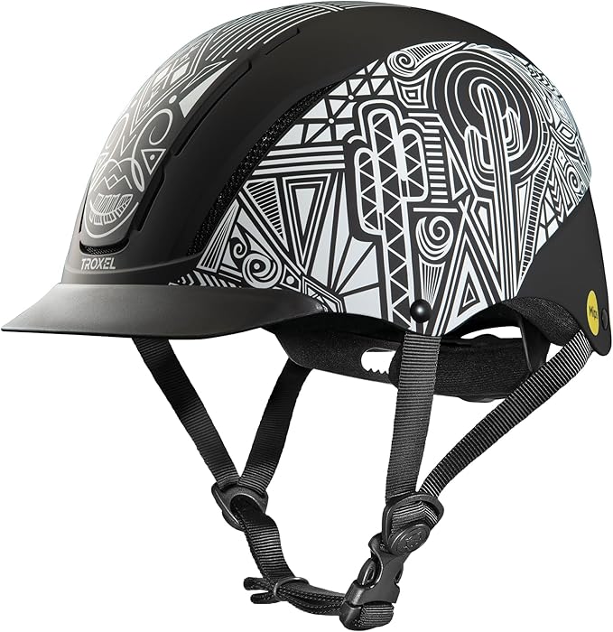 Troxel Spirit MIPS Technology Full Coverage Horse Riding Helmet, Horseback Riding Gear for Equestrians, Medium (7-7-3/8), Desert Shadows