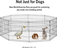 New World by MidWest 24-Inch Exercise Pen, No Door - Medium Dog Pen: 30-Inch High - image 4
