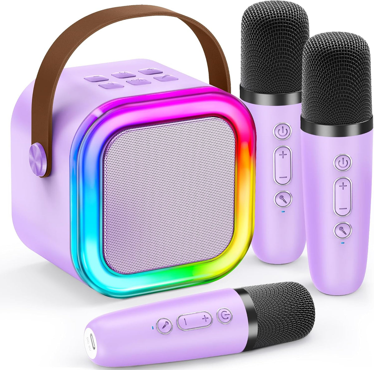 IROO Mini Karaoke Machine for Kids - Lilac