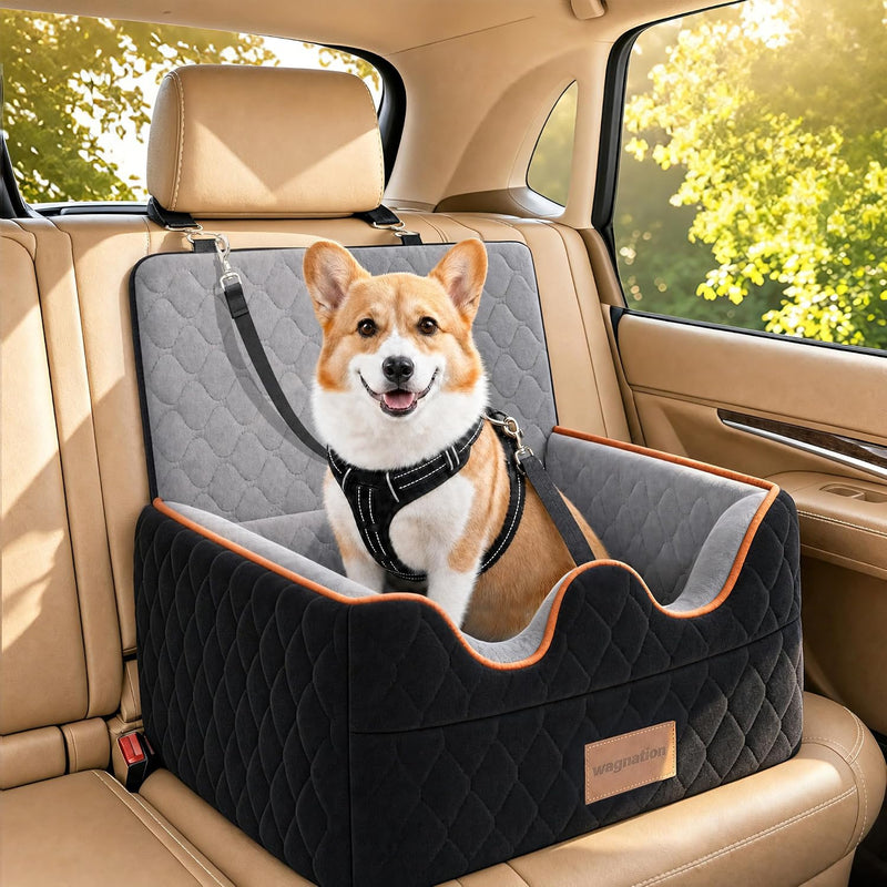 Dog Car Seat for Small/Medium Dogs Under 35lbs