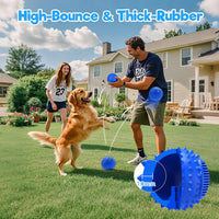 3" Squeaky Dog Balls for Aggressive Chewers - 3" (Small Dog) / Blue - image 4