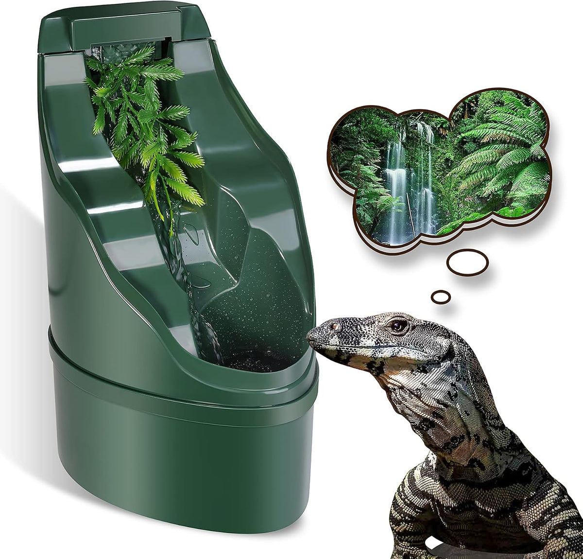 Reptile Chameleon Cantina Drinking Fountain Water dripper Comes
