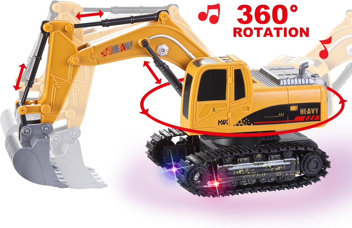 JOYIN 2 PCS Remote Control Construction Vehicle Toy Set - image 2