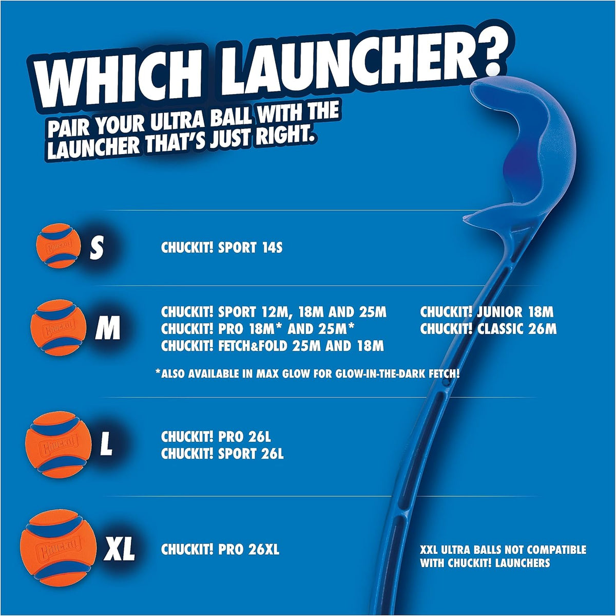 Chuckit! Ultra Ball and Launcher Bundle, Sport 18in - 25 inches / Sport - image 4