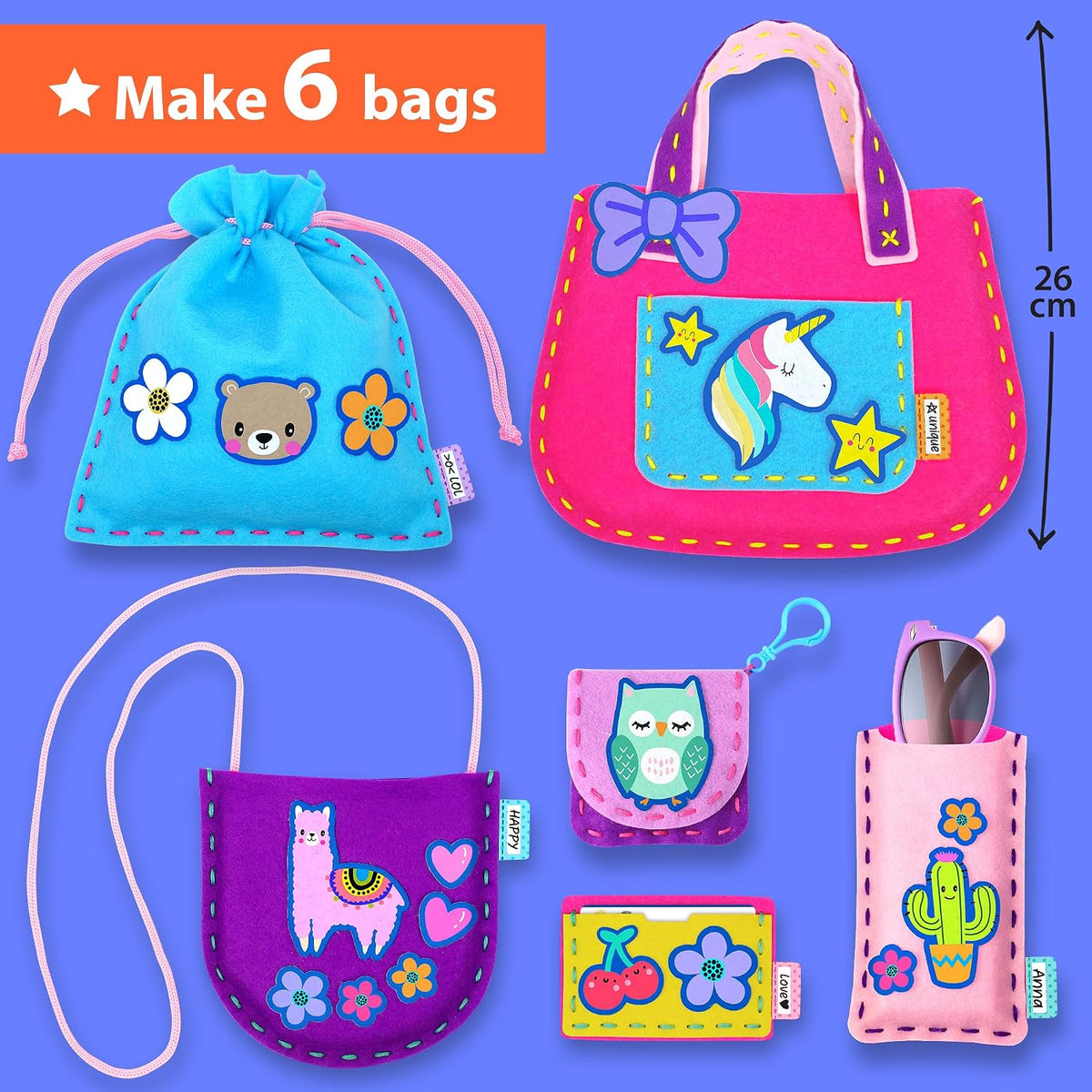 KRAFUN Sewing Bag Kit for Beginner Kids - image 3