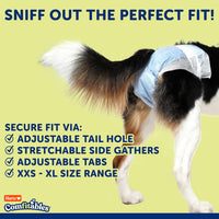Hartz Disposable Dog Diapers, Size S 36 count - Value Pack / Medium - image 3