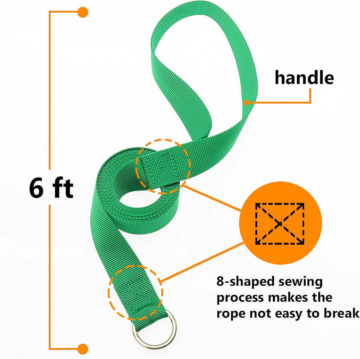 Slip Lead Dog Leash, 10 Pack Colorful 6 FT Pet Leashes with O-Ring – Essentials for Dogs - 10 pcs / 6 FT - image 2