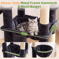 Globlazer F70 Pro Heavy Duty Cat Tree Tower for Indoor Cats Large - Dark Grey / L - image 4