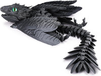 Guwewu Feathered Wyvern, 3D Printed Articulated Fidget Dragon - Shadowsoar