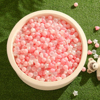TRENDPLAY Ball Pit Balls Star and Heart Shapes for Toddlers - Pink Light Pink Pearl White / 200 - image 2