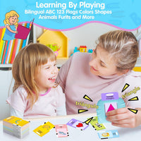 QuTZ Phonics Learning Toy for Preschool Kids - Blue / Basic 275 Words Bilingual - image 4
