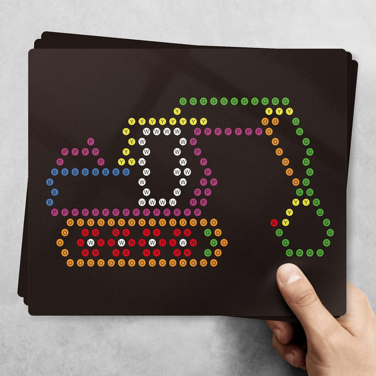 Refill Templates 20PCS for 8''x6.75'' Magic Light Up Board - Transportation Theme 20PCS - image 4