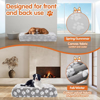 BALAPET Washable Dog Bed Cover 100% Waterproof - 44x35x6in / Gray - image 3