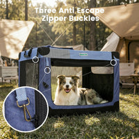 Gardner Pet Soft Collapsible Dog Crate - Blue / 30.0"L x 21.0"W x 21.0"H - image 3
