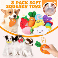 LOYEE Dog Squeaky Toys 8 Pack - 8 Pack Plush Squeaky Toys - image 2