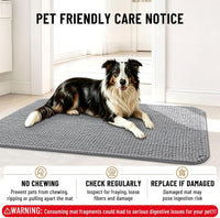 Smiry Dog Door Mat for Muddy Paws 30x20 - 30"X20" / Grey - image 4