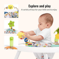 Dream On Me Curio Sit N Seek baby activity center in lime with rotating seat and detachable toys - view 5