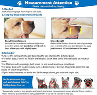 Mayerzon Dog Muzzle, Breathable Basket Muzzles for Small, Medium, Large and X-Large Aggressive Dogs Beagle German Shepherd Doberman, Cage Mouth Guard Stop Biting Chewing for Grooming Training