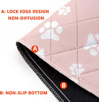 Washable Pee Pad for Dogs of 2Pack Reusable Puppy Non-Slip Pet - 18*24 / Pink - image 4
