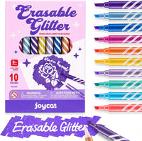 JoyCat 10 Color Changing Markers for Kids Ages 4-8 - Glitter Erasable Markers